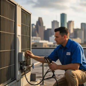How to Choose, Maintain, and Upgrade Commercial AC in Houston, TX — A Practical Guide for Property Managers and Business Owners